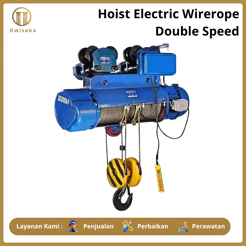 Wirerope Hoist Double Speed 5 Ton X 12 Meter